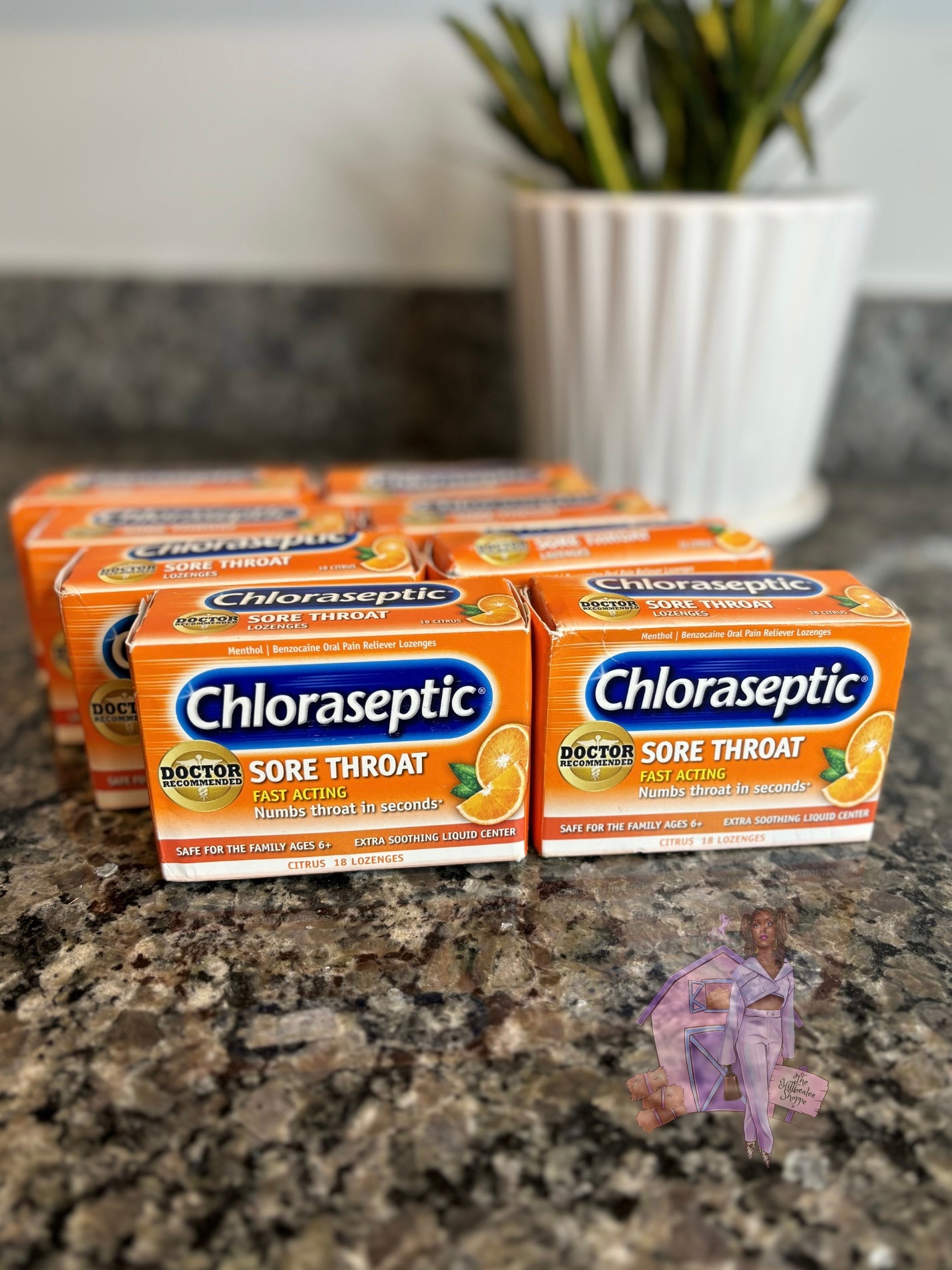 CHLORASEPTIC SORE THROAT LOZENGES, CITRUS